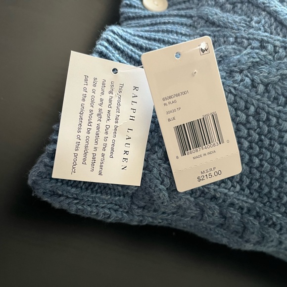 Lauren by Ralph Lauren RL Flag 20x20 Throw Pillow - Picture 3 of 3